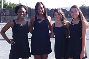 Womens tennis team would love to continue winning ways
