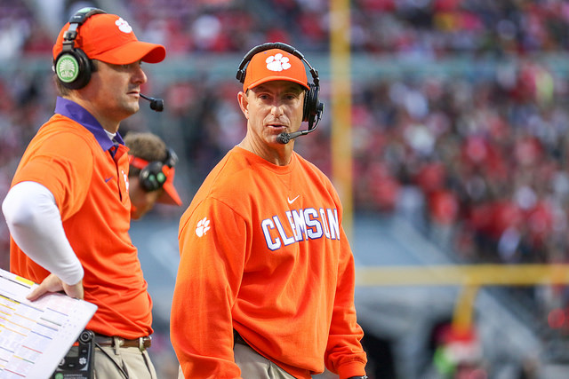Dabo presides over his newly founded college football dynasty.