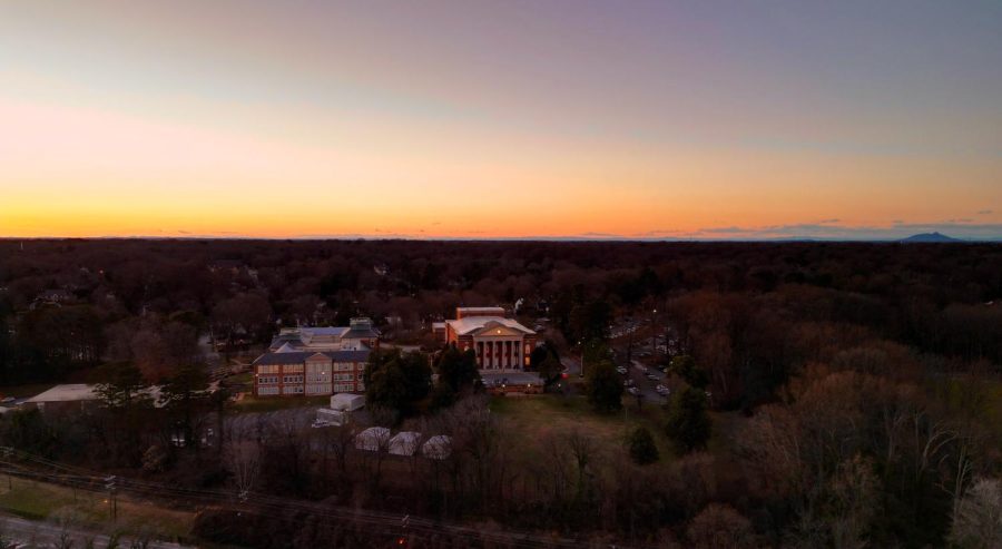Aerial+view+of+the+Reynolds+Auditorium.