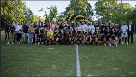 RJR womens soccer team on their senior night prior to losing 12 seniors at the end of the
2022 season.