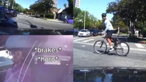 California Driver Hit During Lane Change Gets Falsely Blamed by Cyclist Who Did Not See the Crash