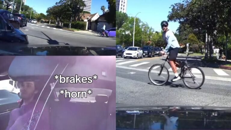 California Driver Hit During Lane Change Gets Falsely Blamed by Cyclist Who Did Not See the Crash