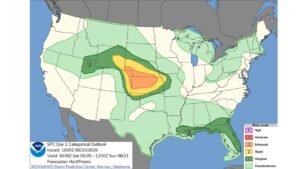 Enhanced Risk of Severe Storms with Damaging Winds, Large Hail, and Tornadoes Declared Across Kansas and the Central Plains This Afternoon and Tonight