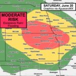 Kansas City Under Moderate Risk of Flash Flooding as Several Inches of Training Storms Threaten the Region Saturday Night