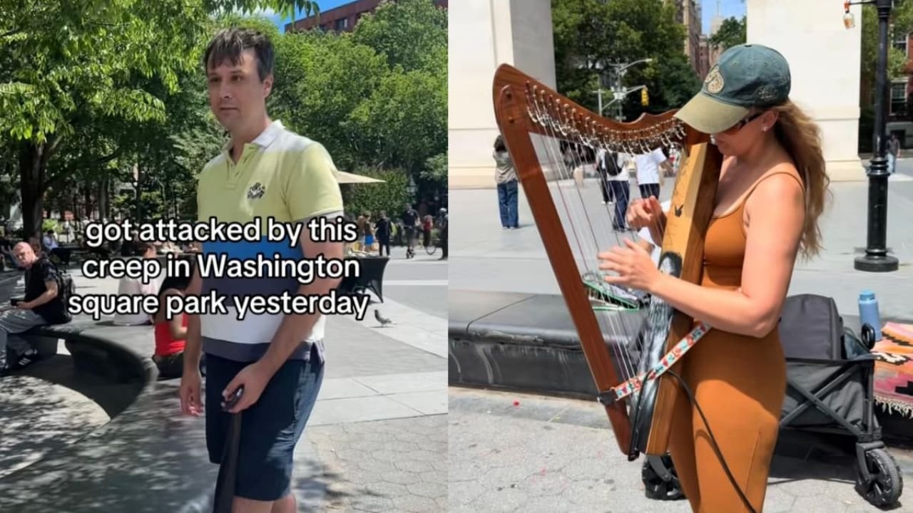New York Man Harasses and Attacks Two Women Playing Harp in Washington Square Park, Later Arrested